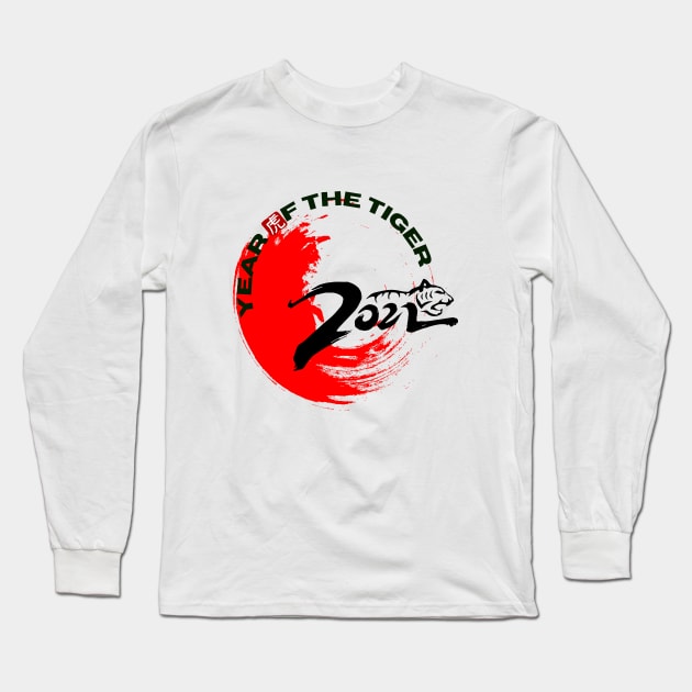 YEAR OF THE TIGER 2022 Long Sleeve T-Shirt by O.M design